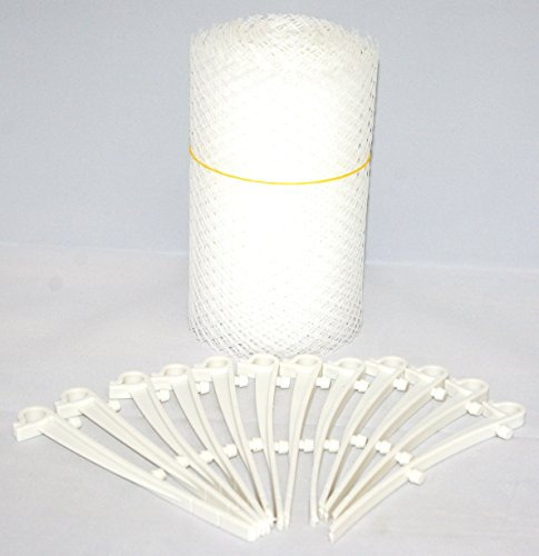 GS Gutter Mesh White With 12 clips