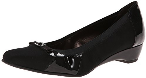 Rose Petals Becky Wedge Damen Pumpe, Schwarz (schwarz), 35 EU