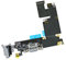 NAPPE DOCK CONNECTEUR DE CHARGE + JACK + MICRO GRIS / NOIR POUR IPHONE 6 PLUS