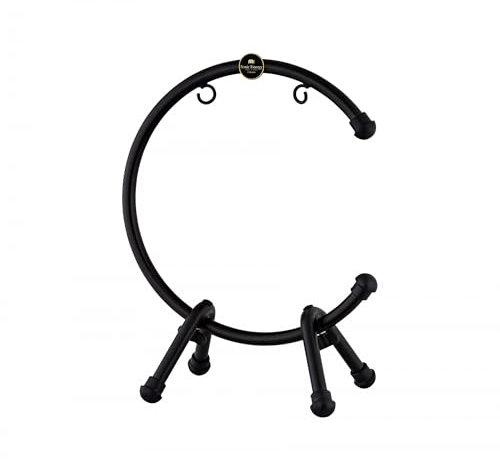 Sonic Energy Tisch Gong Ständer – Zubehör für Gongs und Tam Tams bis 56 cm – Pulverbeschichteter Stahl, schwarz (TMTGS-L)