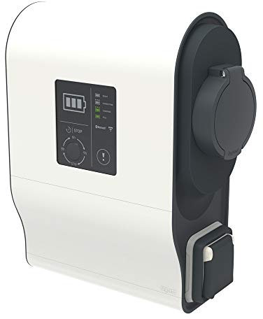 Legrand 059001 Green'up Premium Borne Monophasée Plastique pour Véhicule Électrique, Mode 3, 7.4kW. 1 Port, 32A