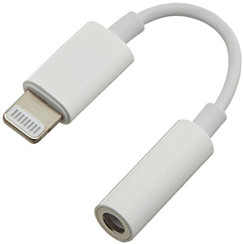 PremiumCord Câble Adaptateur Audio Apple Lightning vers Prise Jack stéréo 3,5 mm Blanc