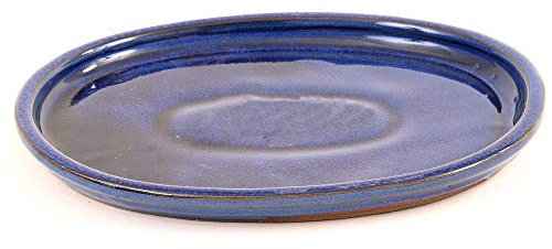 Bonsai - Untersetzer oval 21 x 17 cm, blau 54332