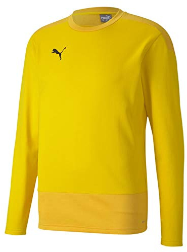 PUMA Team Goal 23 Training Sweat - Cyber Yellow-Spectra Yellow, M