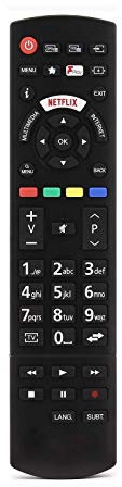 Replacement Remote Control Compatible for Panasonic TX-32FS352B 32 Smart TV with Freeview Play