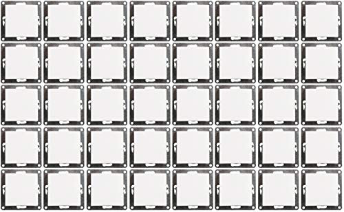 MC POWER - 40er Pack Wechselschalter | FLAIR | Schalter-Set im Vorteilspack mit Klemmanschluss, weiß, matt