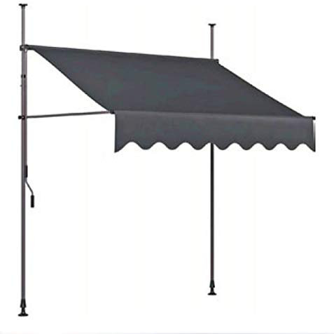 Klemmmarkise 200x300cm Markise Sonnenschutz Garten Outdoor Balkon Terrasse