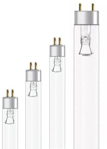 CLAR Sterilizzatore UV 6W, Lampade Germicide uv-c, UV Germicida, Lampada Uv Acqua, Pack 2