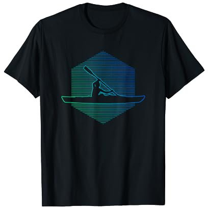 Kayak Kanu Herren Damen Kajakfahren Kajak T-Shirt
