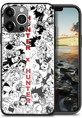 Hunter x HxH Characters Shonen Anime Unique Glass Case - Manga Unique Print Black Phone Shell for iPhone 13 Mini