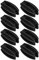 Corner Post Fence Insulator, Electric Fence Insulator 100PCS UV for Garden Black