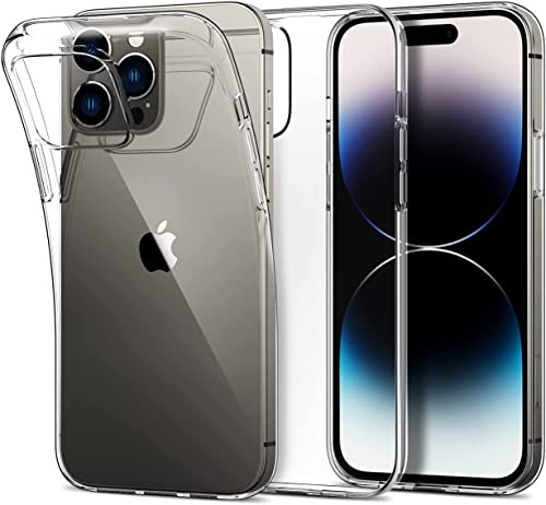TECHGEAR iPhone 14 Pro Max Clear Gel Case [AirFlex] Crystal Clear Slim & Light, Protective, Flexible Soft Gel/TPU Cover with Soft Touch Keys Designed for iPhone 14 Pro Max 6.7 (Super Clear)