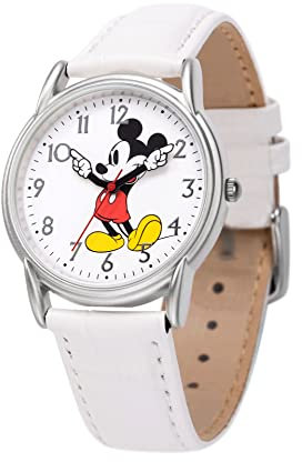 Disney Herren Analog Japanisches Quarzwerk Uhr mit Leder Armband WDS001237