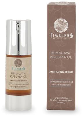 ANTI-AGING SERUM HIMALAYA KUSUMA ÖL - Tief feuchtigkeitsspendend, straffend, Hautbild verschönernd, gegen Falten - Timeless Beauty Secrets