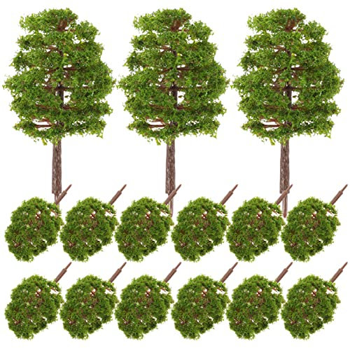 COHEALI 20st Gefälschtes Baummodell Architekturmodellbaum Bastelmodellbaum Dekobaum Mini Landschaftsmodellbaum Plastikmodell Bäume Landschaftsmodell Spur n Künstlich Gt Kleines Handwerk