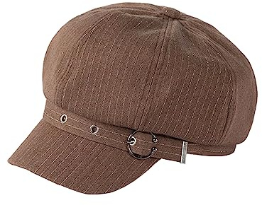 Nanwansu Frauen Barett Newsboy Hüte Klassische Herbst Frühling Winter Cap, Kaffee, Einheitsgröße