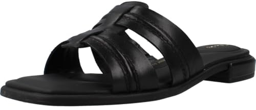 Clarks Damen Ariany Mule Sandalias Planas, Black Leather, 37 EU