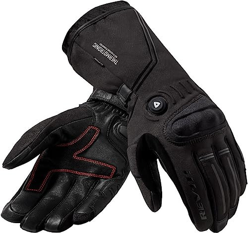 Revit Liberty H2O WP Damen Beheizbare Motorradhandschuhe (Black,M)