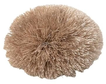 MYMERCERIE Broche Fleur fluffly 7cm Beige