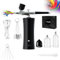 Peinture Aerographe Kit Complet: Airbrush Ongle Portable Rechargeable Kit Aérographe avec Compresseur pour L'Hydratation de la Peau, Décoration de Gâteaux, Peinture Modèle, Tatouage, Nail Art