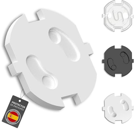 KENISTORE® [25 STK] Steckdosen Kindersicherung Baby - Steckdosenschutz mit Drehmechanik - Schuko Kindersicherung Transparent - Werkzeuglose Installation - Sicherer Schutz vor Stromschlag