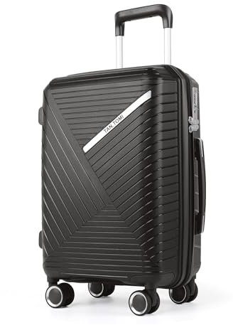 TAN.TOMI Handgepäck Koffer, Reisekoffer, Hartschalenkoffer, Koffer & Trolleys mit TSA-Passwortsperre Hartschale Suitcases Rollkoffer mit 4 Rollen