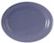 Seltmann Beat Color Glaze Servierplatte oval, 35 x 28 cm, Platte/Servierteller mit Rillenrelief, Fliederblau