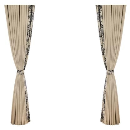 Musihy Thermovorhang Hitzeschutz, 107 x 244 cm Blumenmuster Patchwork Thermoisolierte Verdunkelungsvorhänge mit Ösen für Wohnzimmer