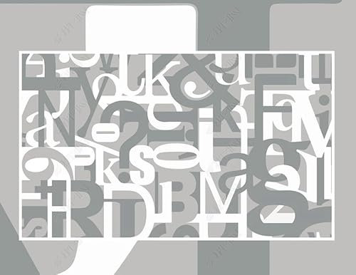 Fototapete 3D Effekt Tapete Moderne Einfache Englische Buchstaben Vlies Tapete Wohnzimmer Schlafzimmer Wandtapete Wandbilder Wand Dekoration 250Cm(B) X175Cm(H)