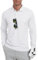 QIXING Men's Golf Polo Shirts Long Sleeve UPF 50+ Lightweight，Quick Dry Performance Collar Summer Tops for Golf, Fishing, Tennis(White, L)