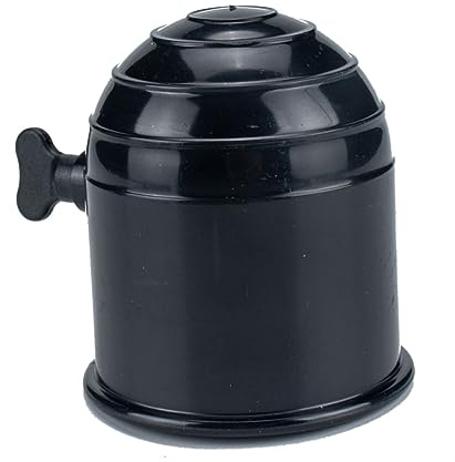 DRESSOOS 50mm Kugelkappe Anhängerkupplung Schutzabdeckung LKW Sattelanhänger Schwarz Universell Passend