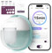 Electric Portable Hands-Free Breast Pump for Baby Mouth, Sealed Flange with 3 Types 17, 19, 21 mm and 9 Levels, Heat Compress, Magnetic Charging, App Control