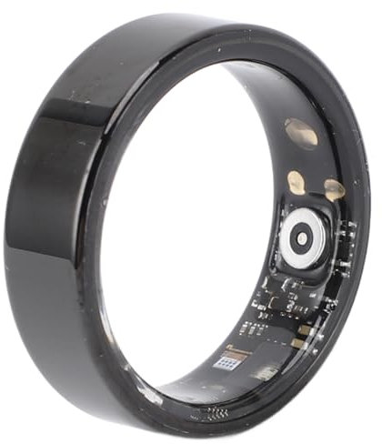 Aoveew Smart Health Ring Wireless Fitness Tracker -Ring mit Langer Akkulaufzeit, Überwachung von Wasser für fortschrittliche Bewegungen für Android Stylish Edelstahl Design (11)