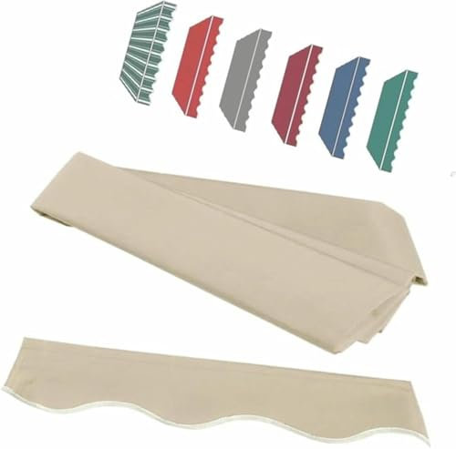 Retractable Awning Fabric Replacement Shade Cover Canvas, Awning Cover Top, Yard/Pergola/Beach/Home Sunshade Canopy Cloth**1
