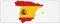 Alfombrilla de teclado grande con estampado de mapa de la bandera de España, alfombrilla de teclado para juegos, tamaño grande y largo, almohadilla de escritorio completa para computadora portátil