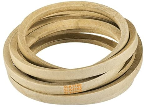 Vuzmode Sourcing Map 5LK1587.5 Cord Belt Grau, 5/8 x 158,75 Rasen- und Garten-Aramid-Keilriemen, for Mähdeck Keilriemen für Rasenmäher(Black 170 inch)