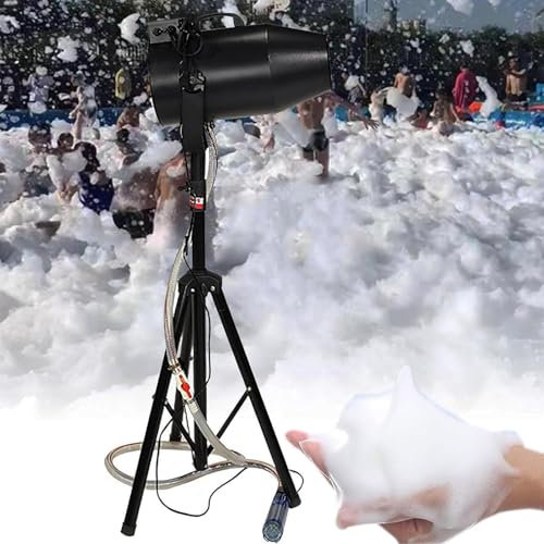 HMLSYZX Schaummaschine für Partys, große Schaumproduktion, Blasenschaum-Maschine für Garten, Pool, Innenbereich, Geburtstag, Feiern