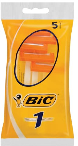 Bic Razor 1 Sheet, Pack of 5