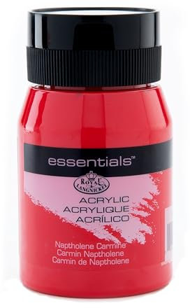 Royal & Langnickel Essentials Peinture Acrylique Rouge naphtol 500 ml