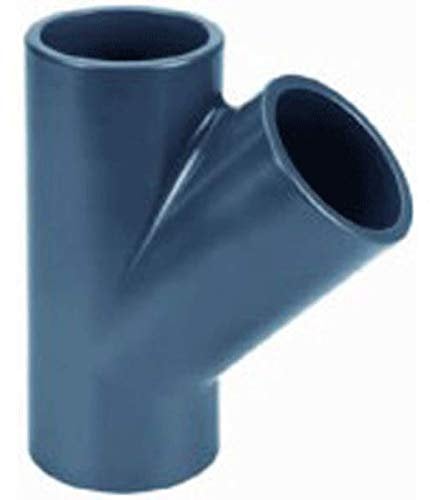 PVC-T-Stück 45° Ø 50mm, mit 3 Klebemuffen