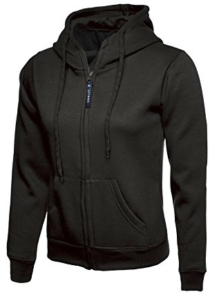 Ladies Classic Full Zip Hooded Sweatshirt