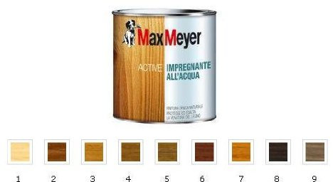 Max Meyer Active Impregnante all'acqua - Colore: 6 Ciliegio - Max Meyer - Formato Lt 0,750