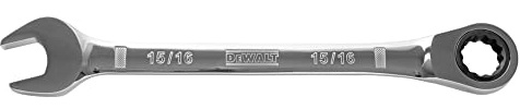 DEWALT DWMT75238OSP Ratcheting Comb Wrench 15/16in SAE