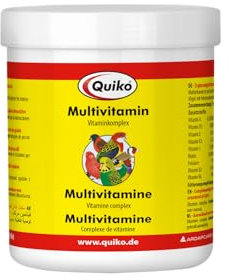 Quiko Multivitamin 375g - Ergänzungsfuttermittel zur Vitaminversorgung von Ziervögeln