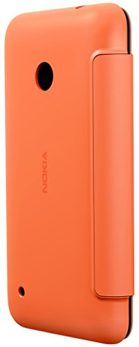 Nokia Coque de Protection avec Couvercle pour Nokia Lumia 530 -Orange Clair
