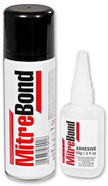 MitreBond Aerosol Activator and Superglue Adhesive
