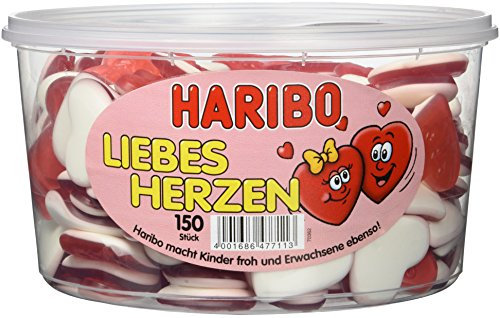 Haribo Liebesherzen, 3er Pack (3 x 1,2 kg)