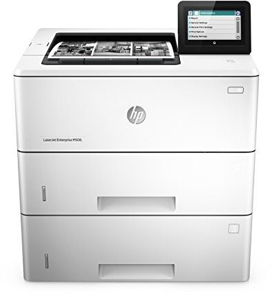 HP LaserJet Enterprise M506x (F2A70A) Mono Laserdrucker (Drucker, Duplex, LAN, ePrint, AirPrint, Cloud Print, NFC, USB, 1200 x 1200 dpi) weiß