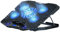 TopMate C5 Base de Refrigeradora, para Portátiles de 10-15,6 de Altura Ajustable Luz LED Azul, 2 Puertos USB+Pantalla LCD