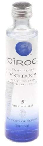 Ciroc Blue Dot Plain Vodka Miniature - 5cl 12 Bottle Pack